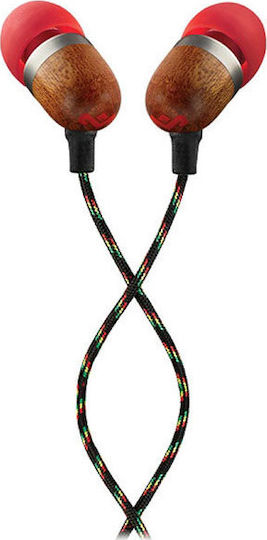 The House Of Marley Smile Jamaica Mic In-ear Handsfree with 3.5mm Connector Fire
