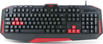 Spirit of Gamer Antighosting 4 Gaming Tastatur mit Beleuchtete Tasten (Englisch US)