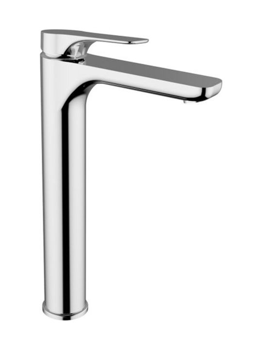 Ottone Meloda Vera Αναμεικτική Μπαταρία Νιπτήρα Ψηλή Ασημί
