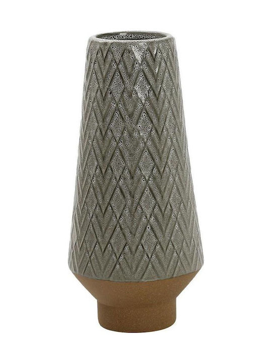 Espiel Διακοσμητικό Βάζο Keramik Gray 12.5x12.5x28cm 1Stück