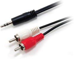 Equip 3,5 мм мъжки-RCA мъжки 2,5 м 14709207