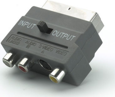 Vivanco Convertor RCA / S-Video feminin în Scart masculin 1buc 47504