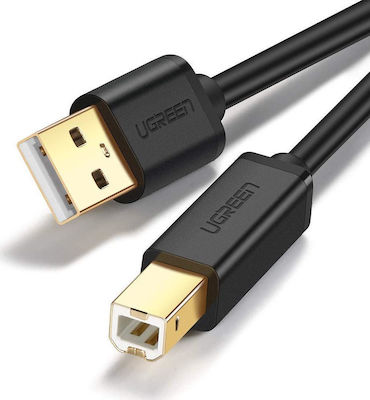 Ugreen USB 2.0 Cablu USB-A de sex masculin - USB-B de sex masculin Negru 1.5m 10350