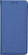 Forcell Buchen Sie Synthetisches Leder Marineblau (Huawei P Smart Z)
