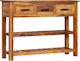 Console Table Made of Solid Sheesham Wood L110xW30xH80cm