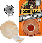 Gorilla Self-Adhesive Double-Sided Tape Transparent 25mmx1.5m 1pcs 3044101