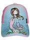 Santoro Kids' Hat Jockey Fabric Gorjuss So Nice To See You Pink