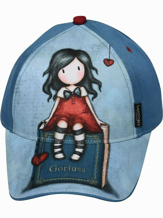 Santoro Kids' Hat Jockey Fabric Gorjuss My Story Blue