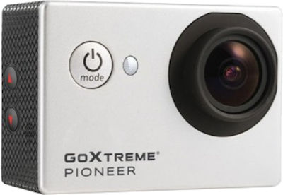 EasyPix GoXtreme Pioneer Action Camera 4K Ultra HD Υποβρύχια (με Θήκη) με WiFi Λευκή με Οθόνη 2"