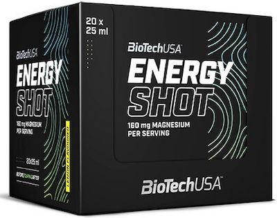 Biotech USA Energy Shot 25 x 20ml Lămâie