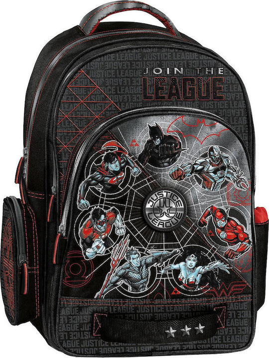 Graffiti Justice League School Bag Backpack Elementary, Elementary in Black color