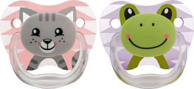 Dr. Brown's Orthodontic Pacifiers Silicone Cat-Vatrachaki for 0-6 months 2pcs