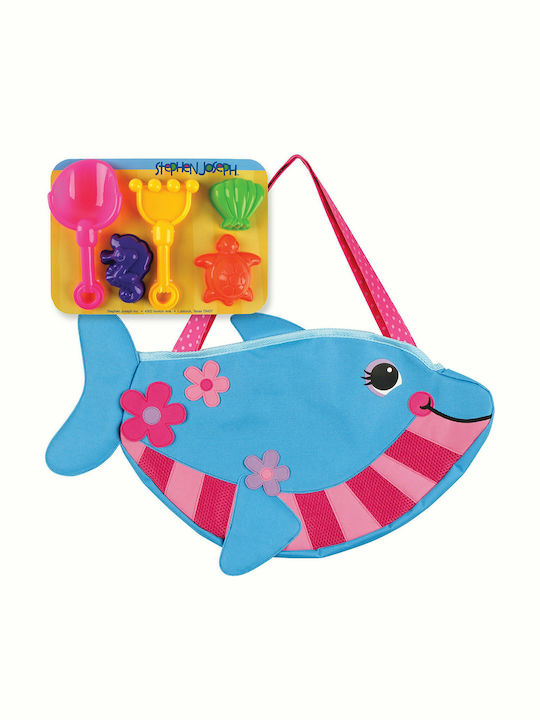 Stephen Joseph Dolfin Kinder Rucksack Strandtasche Blau 38cmcm