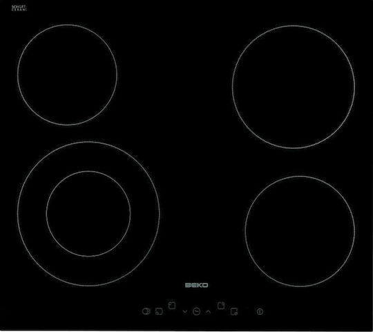 Beko Κεραμική Εστία Αυτόνομη με Λειτουργία Κλειδώματος 58x51εκ.