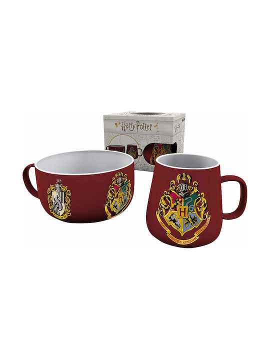 GB eye Harry Potter Crests Breakfast Set Ceramic Cup Multicolour BS0001