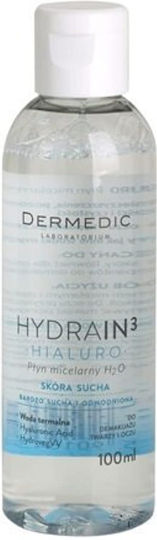 Dermedic Hydrain3 Apă Micelară Demachiant Față cu Acțiune Hidratantă 100ml