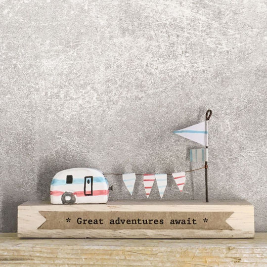 Synchronia Wooden Decorative Miniature 11x2x5cm