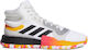 Adidas Marquee Boost Mare Pantofi de baschet Cloud White / Core Black / Active Gold