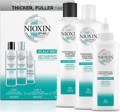 Nioxin Scalp Recovery Kit Σετ Περιποίησης Μαλλιών με Σαμπουάν και Θεραπεία