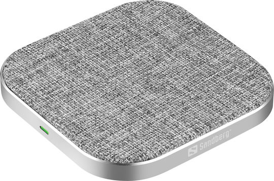 Sandberg Ασύρματος Φορτιστής (Qi Pad) 15W Γκρι (441-23)