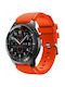 QuickFit Armband Silikon Orange (Galaxy Watch (46mm) / Gear S3Huawei Watch 3 / Huawei Watch GT 2 Pro)