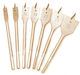 Raider Set of 7 Feather Drills with Cylindrical Shank for Wood