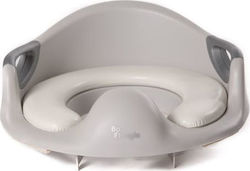 Bo Jungle Toddler Toilet Seat Soft-Padded with Handles Gray