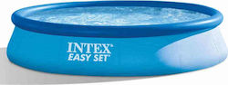 Intex Easy Set Round Pool PVC Aufblasbar Blau