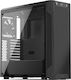 SilentiumPC Armis AR7 TG Gaming Midi Tower Computer Case with Window Panel Black