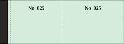 Typotrust Μπλοκ Ταμείου με Απόκομμα & Αρίθμηση (Λαχνοί) Numbered Tickets 155γ