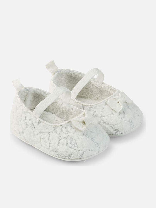 Mayoral Baby Ballerinas White