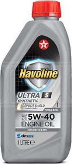 Texaco Havoline Ultra S Car Oil 5W-40 1lt