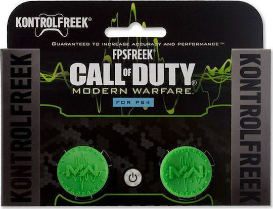 KontrolFreek FPS Freek Thumb Grips Call of Duty Modern Warfare for PS4 in Green color