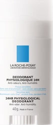 La Roche Posay 24h Physiological Deodorant Stick 40ml