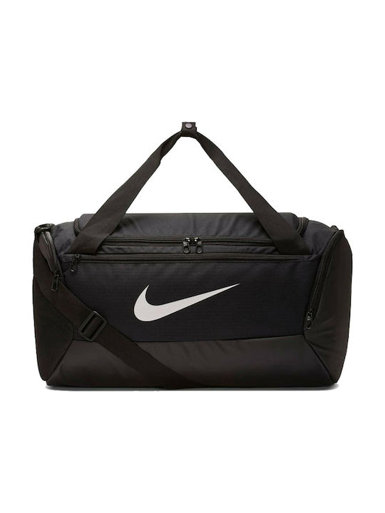 Nike Brasilia Unisex Τσάντα Ώμου για Γυμναστήριο Μαύρη