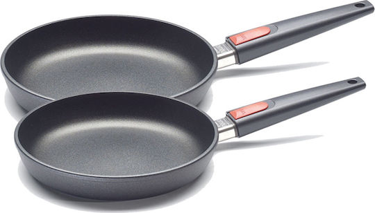 Woll Titanium Nowo Σετ Τηγάνια από Χυτό Αλουμίνιο 2τμχ Woll Titanium Nowo Σετ Τηγάνια από Χυτό Αλουμίνιο 2τμχ