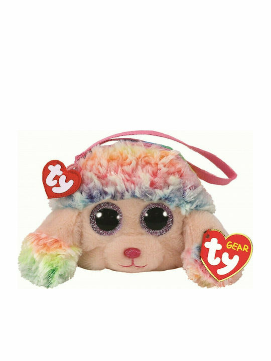 TY Portofel pentru copii cu buzunar pentru monede cu fermoar Poodle TY Portofel pentru copii cu buzunar pentru monede cu fermoar Poodle