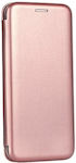 Forcell Elegance Book Ροζ Χρυσό (Galaxy A20e)