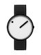 Picto Picto Women's Watch with Black Rubber Strap