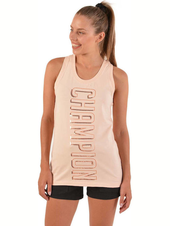 Champion Damen Sportlich Bluse Ärmellos Rosa 111362-PS103