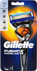 Gillette Fusion5 Proglide Razor with 5 Blade Replacement Head & Lubricating Tape