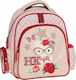 Graffiti Hello Kitty School Bag Backpack Kindergarten Pink with Water bottle holder