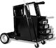 vidaXL Wheeled Metallic Tool Carrier with 4 Drawers W73.5xD42xH72cm