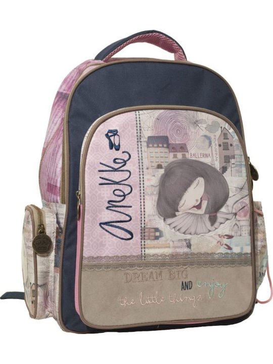 Back Me Up Ballerina School Bag Backpack Elementary, Elementary in Lilac color 30lt