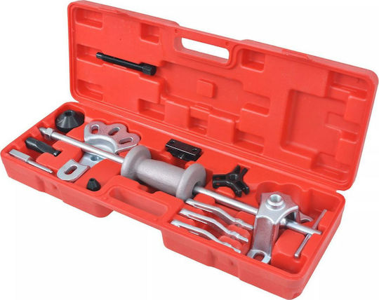 vidaXL Set Puller Tools for Bearings 17 Pieces Impact with Slip Hammer