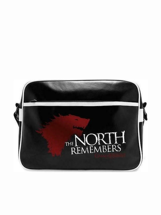 Abysse Game Of Thrones North Remembers Παιδική Τσάντα Ώμου Μαύρη 38x29x12.5εκ.
