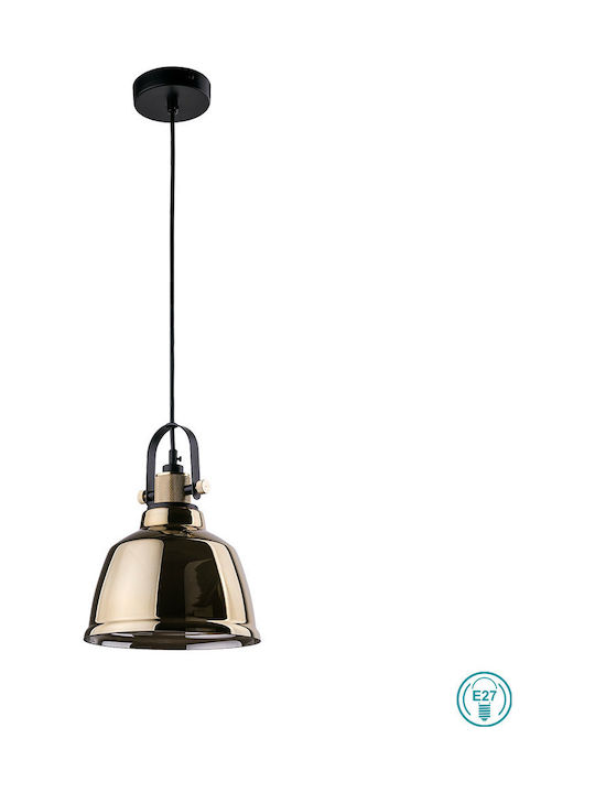 Nowodvorski Amalfi Pendant Light Single-Light for Socket E27 Gold