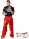 Olympus Sport Standard Kickboxing Pants За възрастни Панталони Кик бокс Червен
