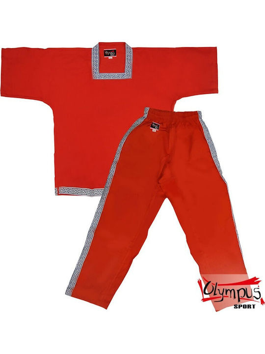 Olympus Sport Pankration Uniform Hellanodikon Ενηλίκων / Παιδική Στολή Παγκρατίου Κόκκινη
