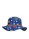 Playshoes Kids' Hat Bucket Fabric Sunscreen Stars Blue 460287